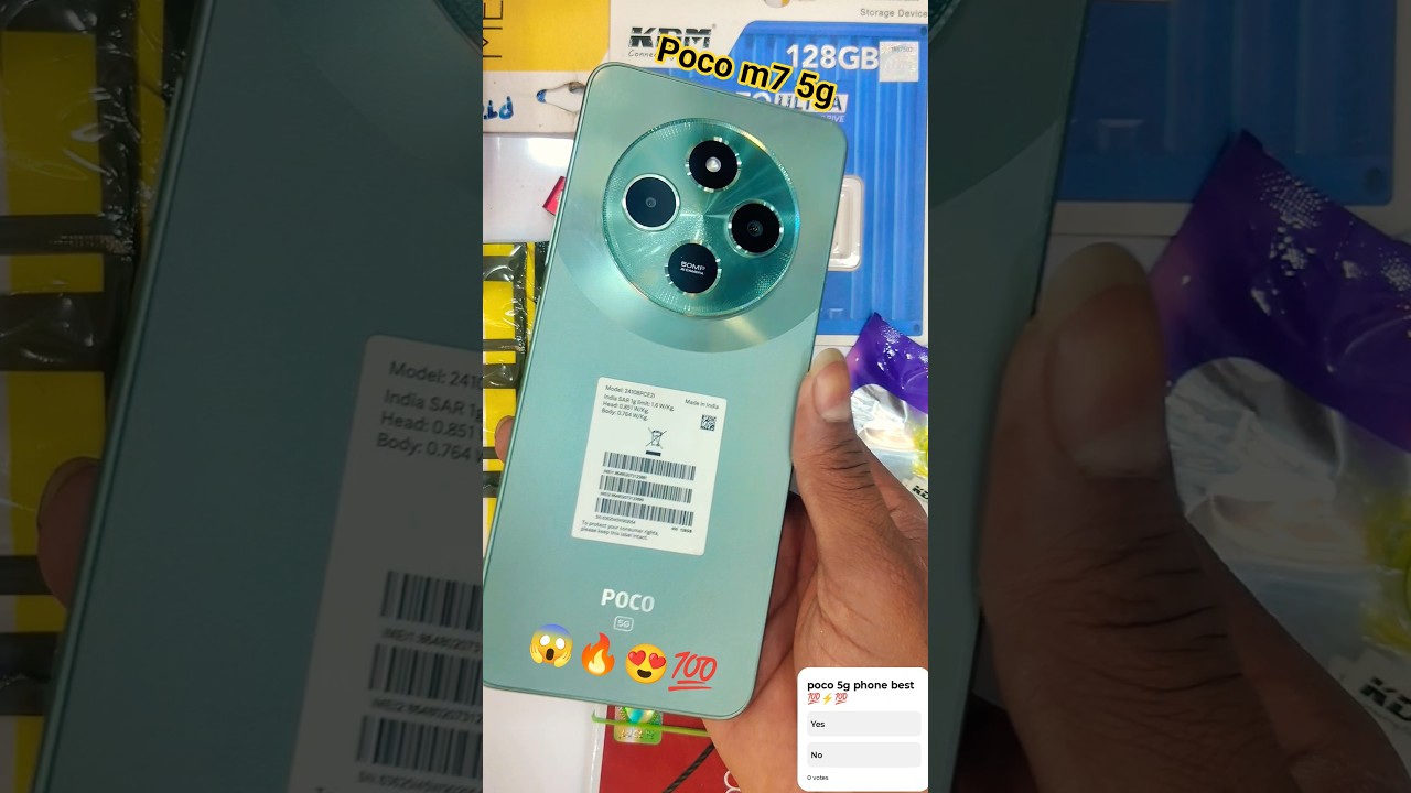 poco m7 5G new first back look 🔥💥/unboxing and back look/New poco 5g phone 