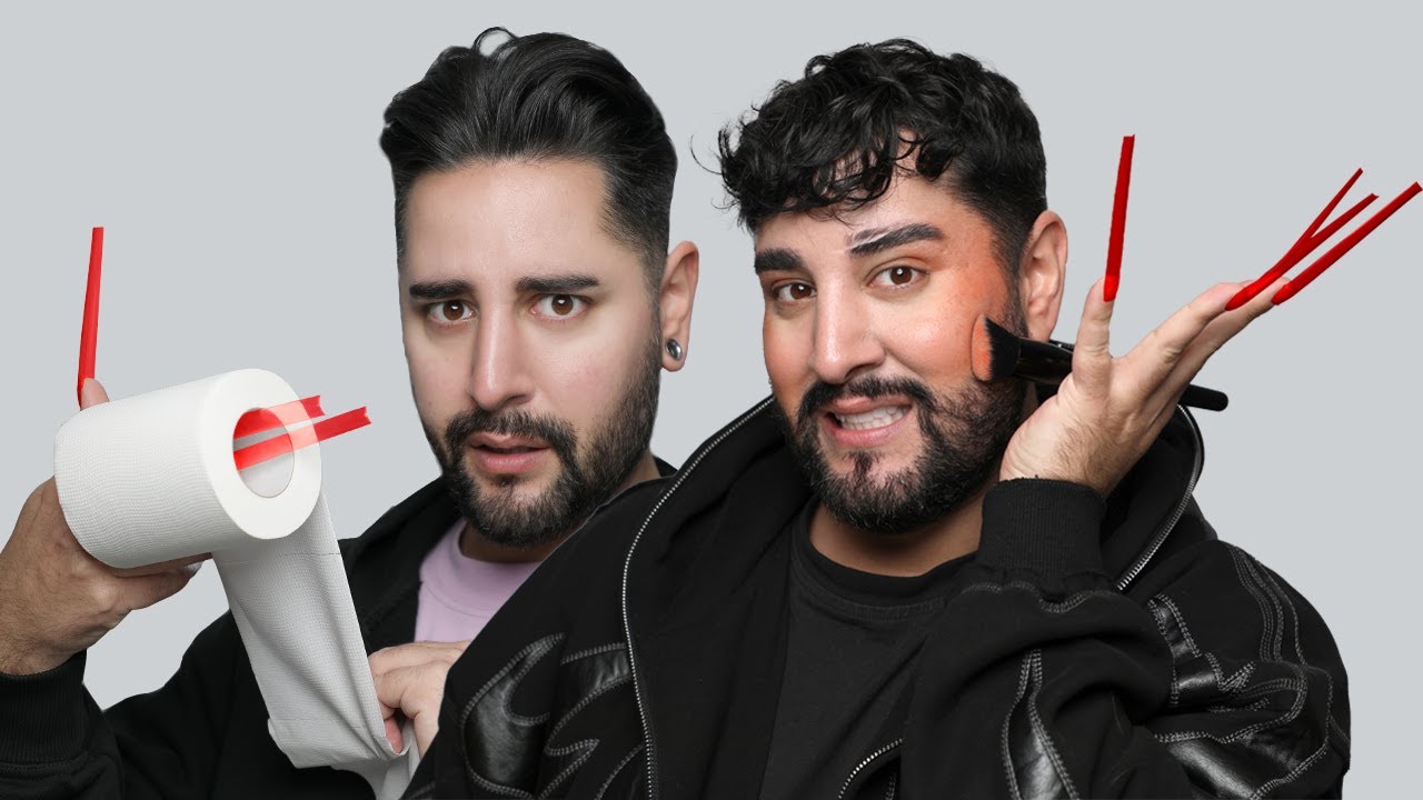 Прожить день с длинными ногтями 💜🖤 Уэльские близнецы