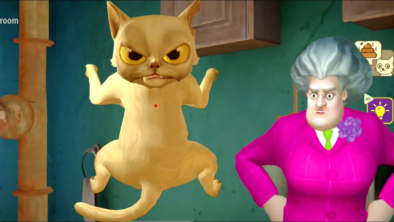 Scary Teacher Pet Mysterious Cat Haunted House