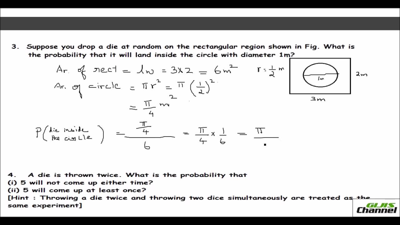 Word problems on Probability