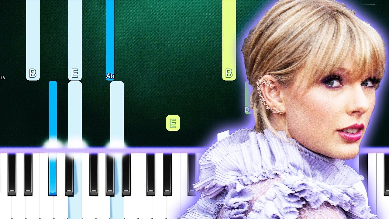 Taylor Swift - Afterglow (Piano Tutorial) By MUSICHELP