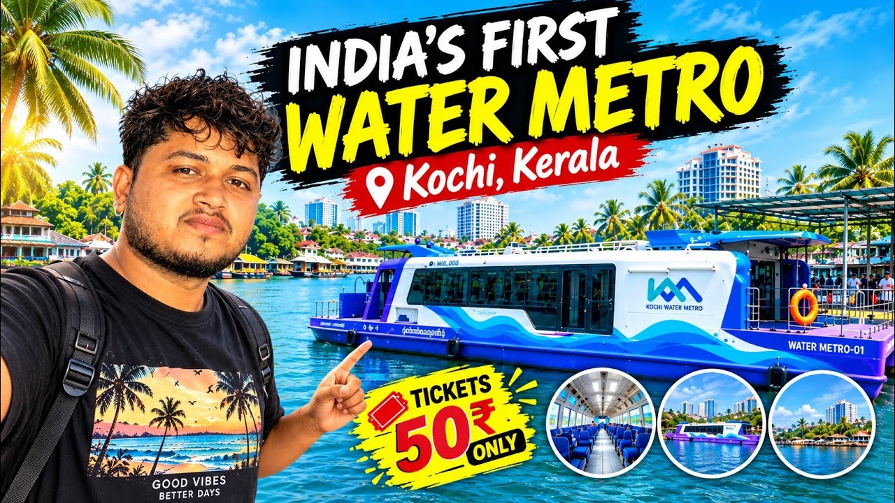 I Went to Kochi to Experience India&rsquo;s First Water Metro 🌴🚤