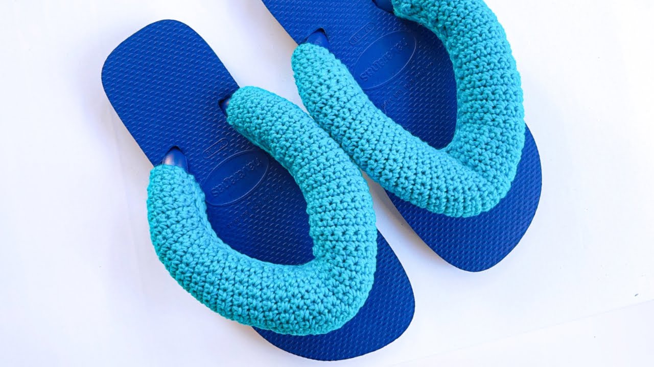 G O R D U C H O • Crochê no chinelo havaianas. O mais vendido! Chinelo com Alça de Crochê.