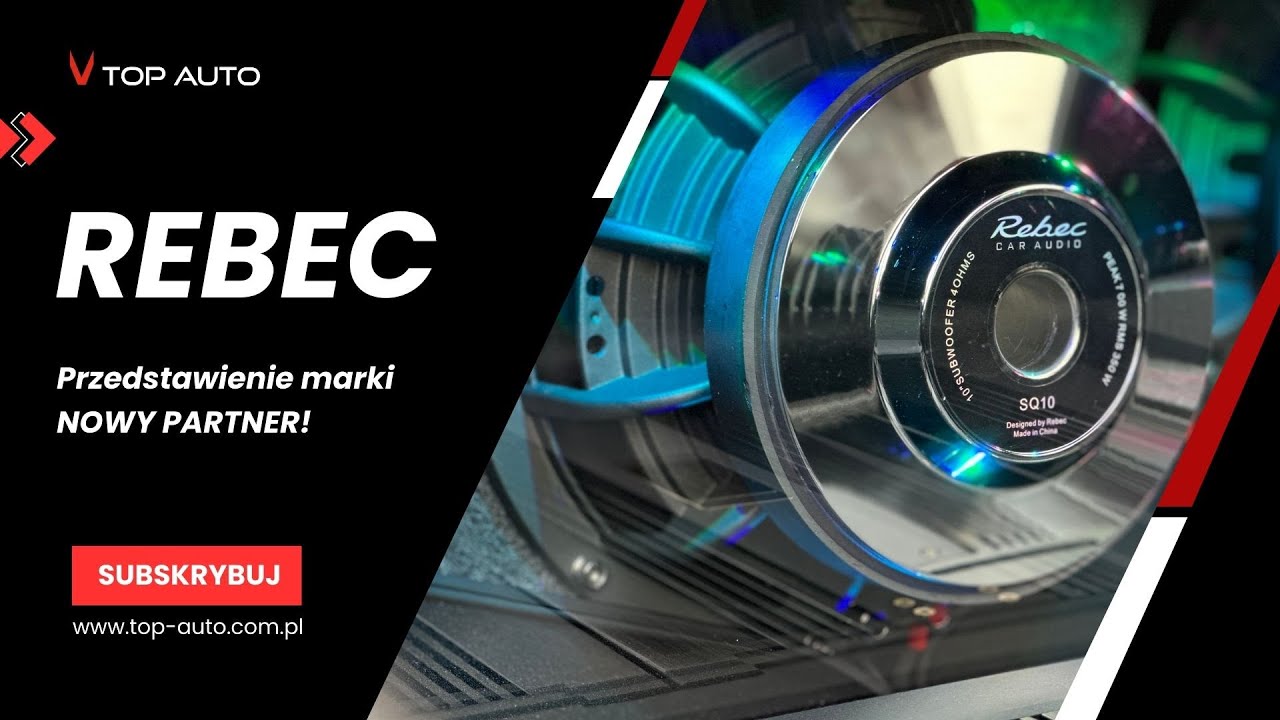 Rebec - nowa marka car audio w naszej ofercie!