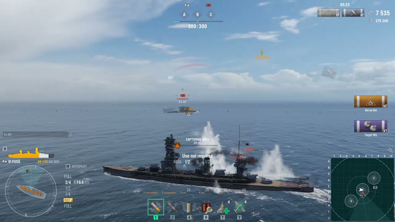 I.J.N Fuso V.S I.J.N Kongo World of Warships