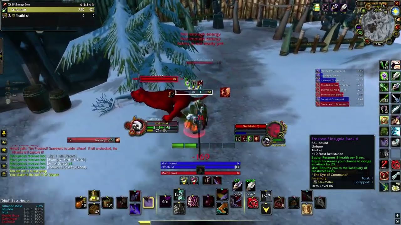 Just doing my job as a rogue!
