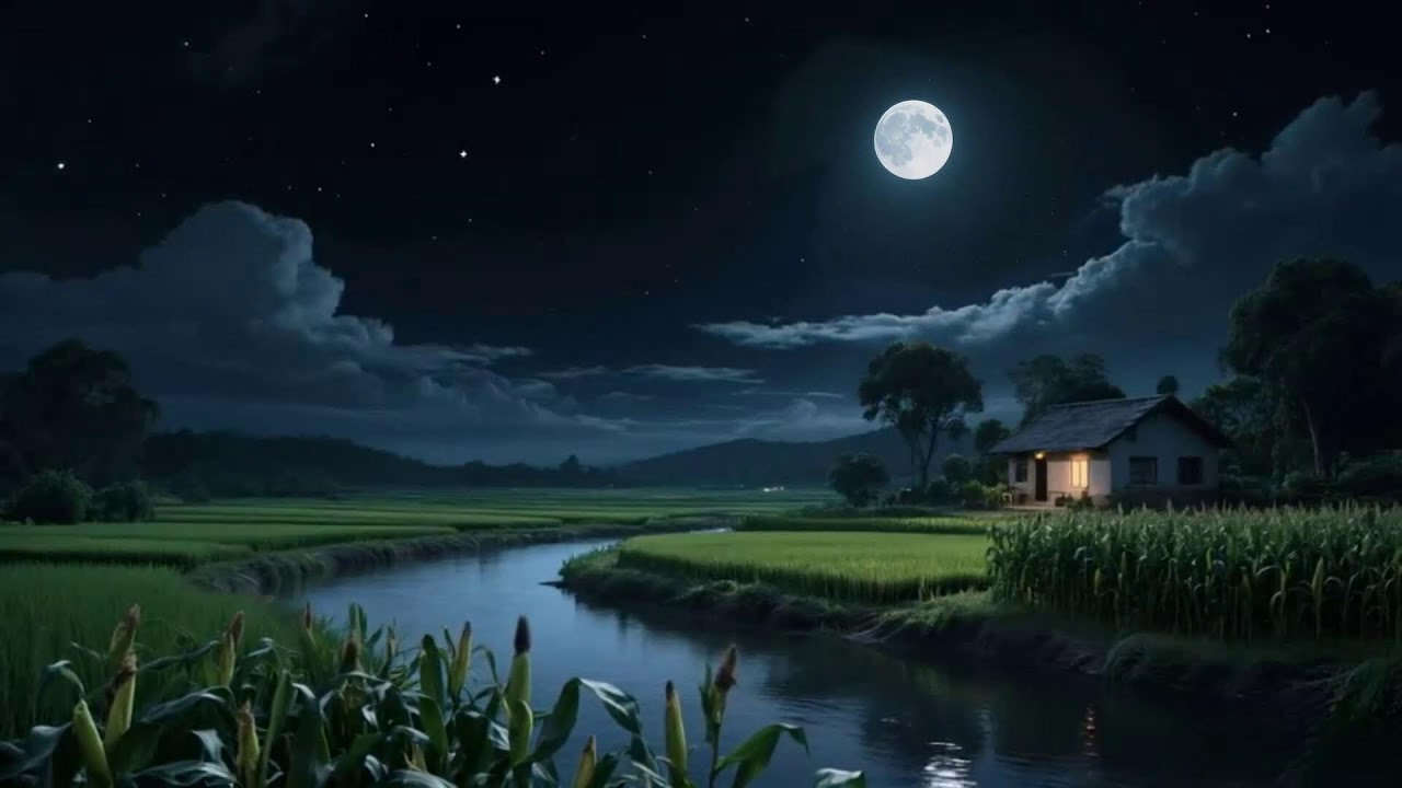 Peaceful Night 🌑Healing of Stress,Anxiety and Depressive States,Stop Overthinking,sleep Calm 10