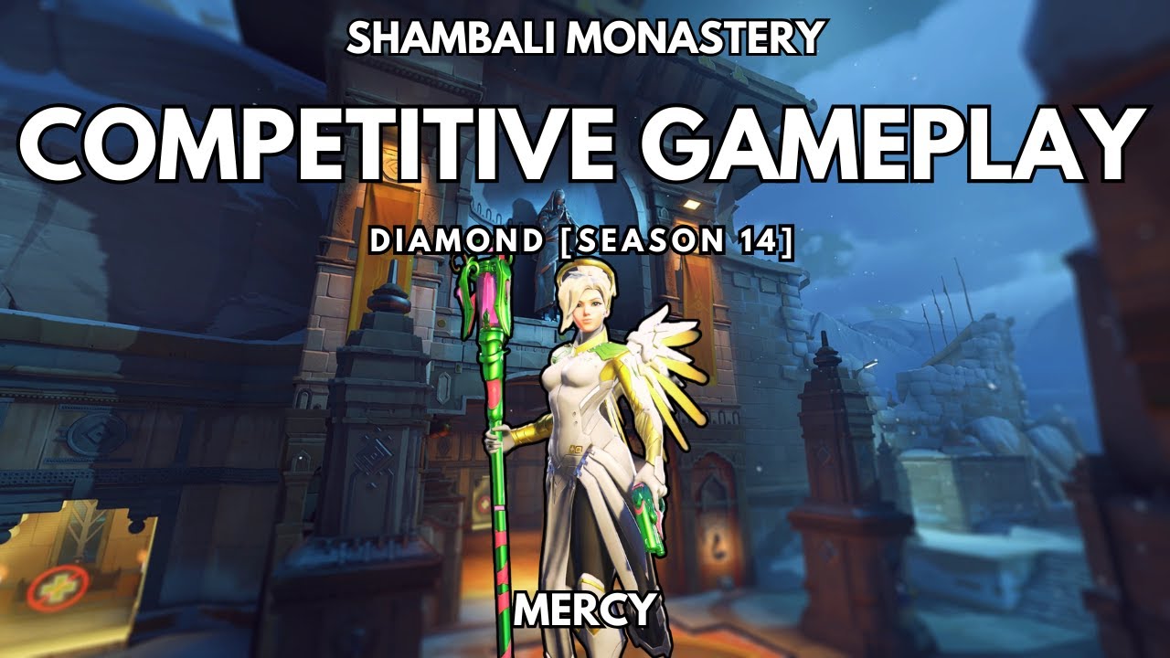 Console Mercy Diamond Competitive Gameplay - Shambali Monastery [Season 14] Overwatch 2 PS5