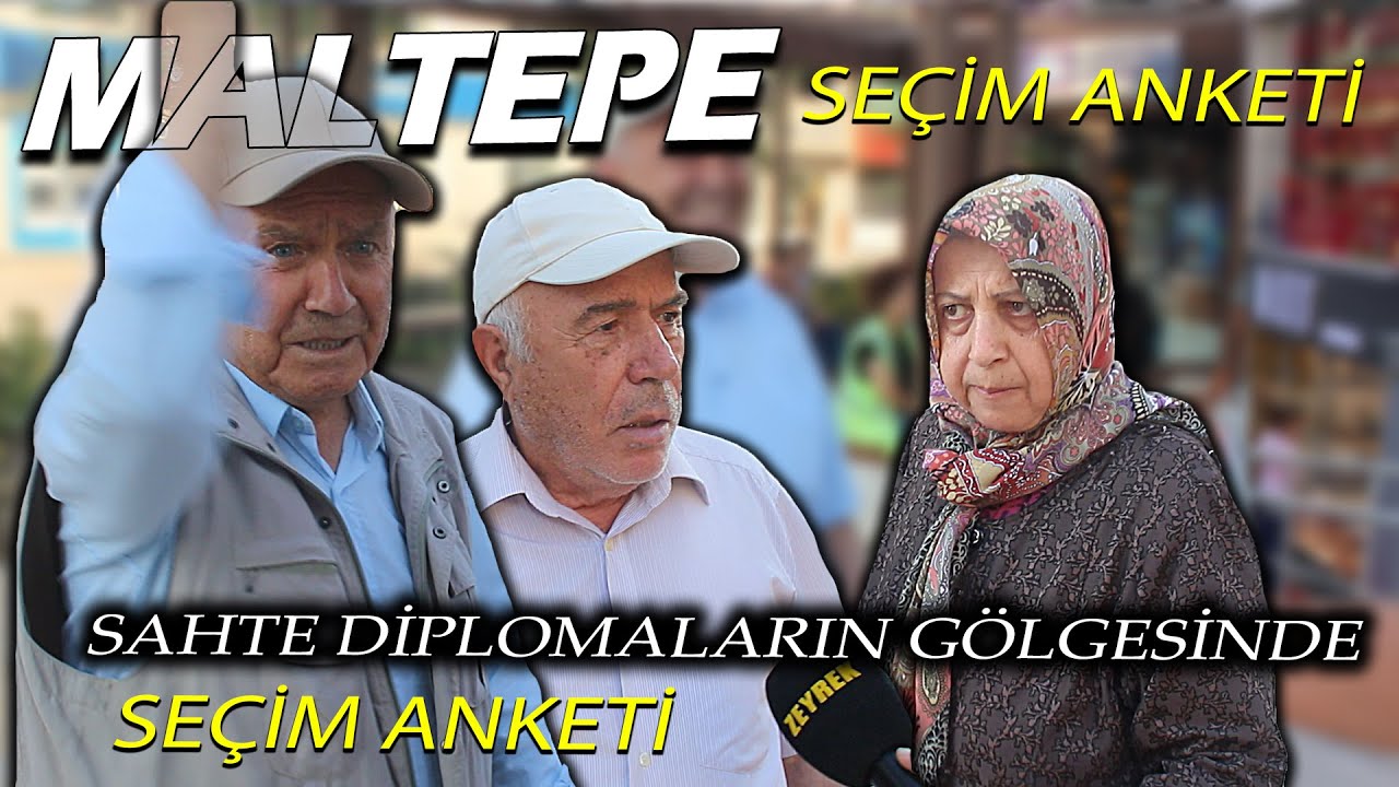 Maltepe Se&ccedil;im Anketi | Ekrem İmamoğlu - Tayyip Erdoğan
