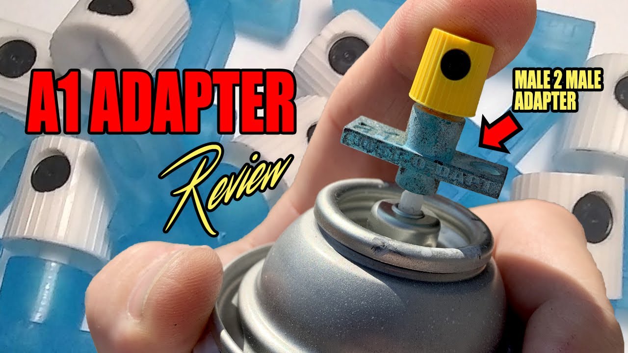 A1 Cap Adapter For Rustoleum & Krylon  (REVIEW)