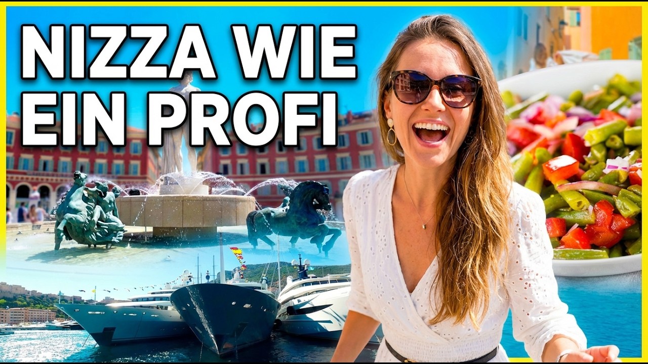 Nice, Frankreich in 10 Minuten | Die besten Strände, Plätze & Street Food! Nizza Reise-Tutorial! ☀️
