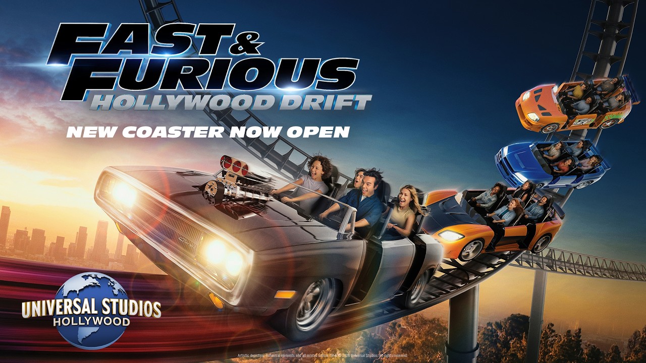 В Universal Studios Hollywood открылся аттракцион Fast & Furious: Hollywood Drift.
