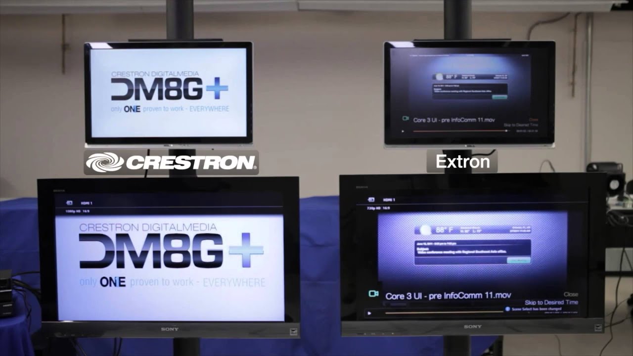 Crestron DM vs Extron