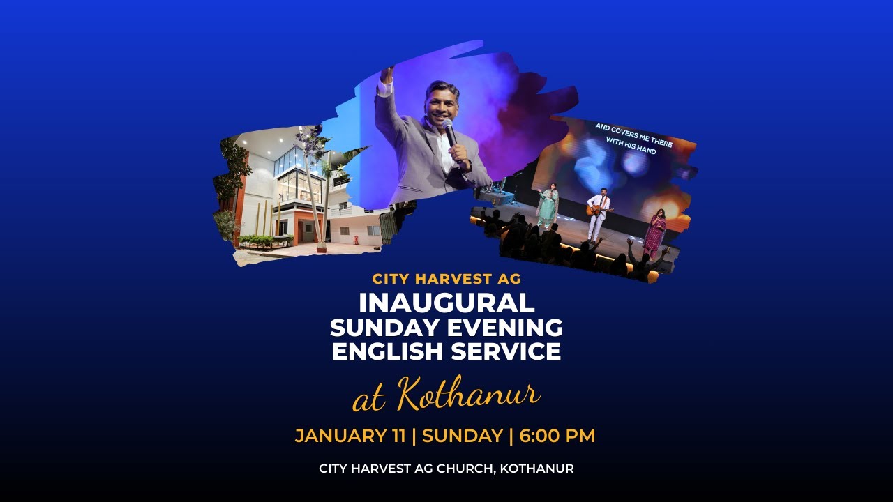 🔴 LIVE Inaugural Evening Service | Live Online Church Service | City Harvest | January 11, 2026