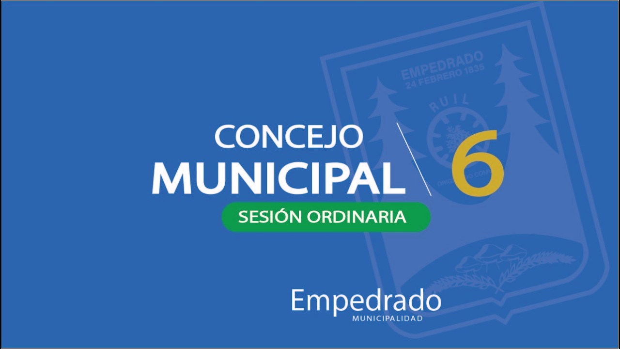 SESIÓN ORDINARIA N°6