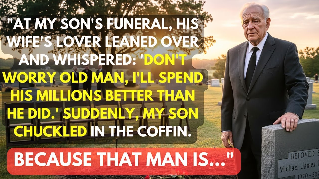 My Son Died Leaving Millions. At The Funeral, He Laughed When His Wife's Lover Spoke.