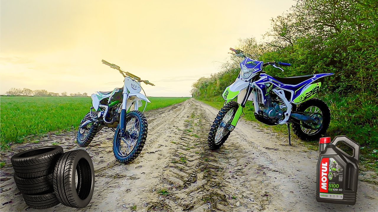 MOTOVLOG/JAZDA/VÝMENA OLEJA/VÝMENA PNEUMATIK/PITBIKE 125 a BARTON 250