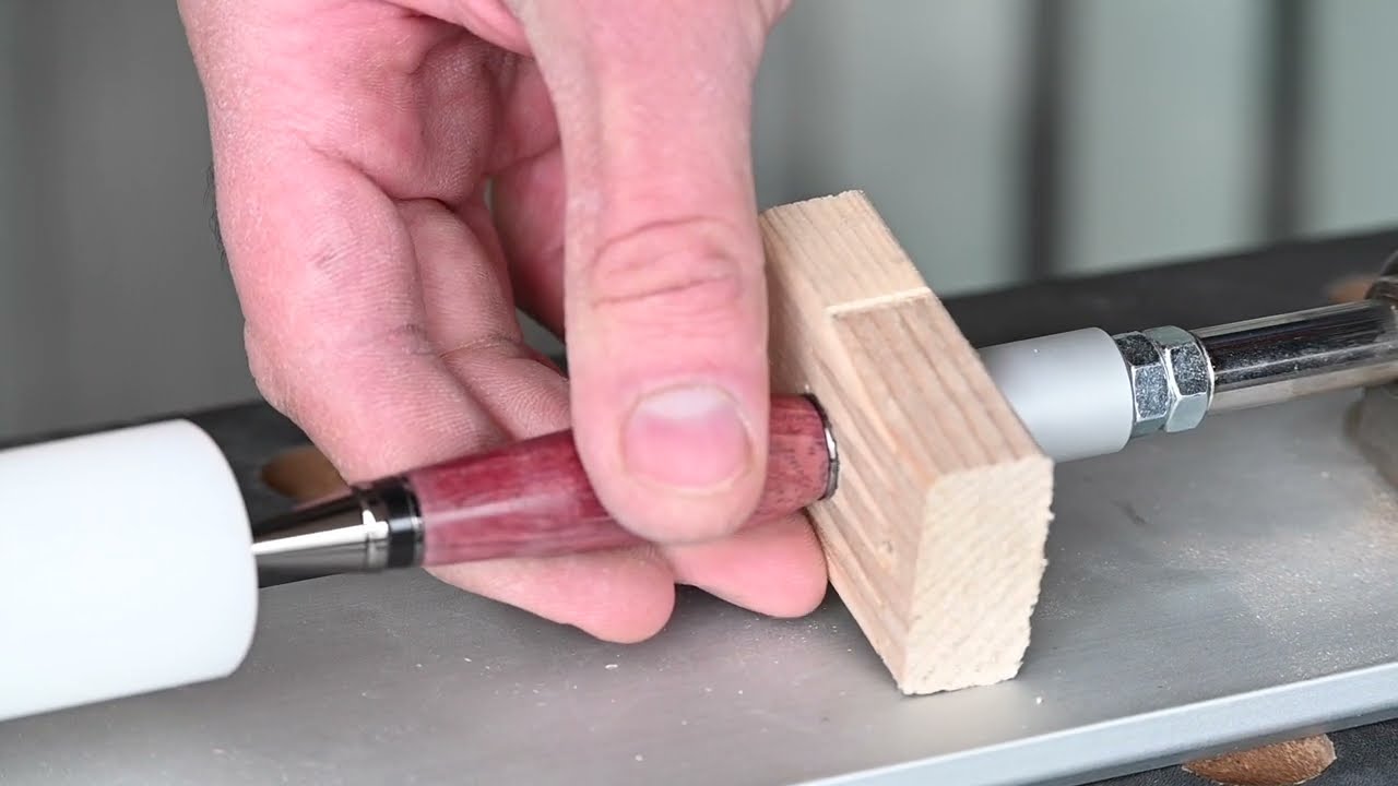 Pen Turning | Cigar Pen - Purpleheart with Gunmetal Hardware