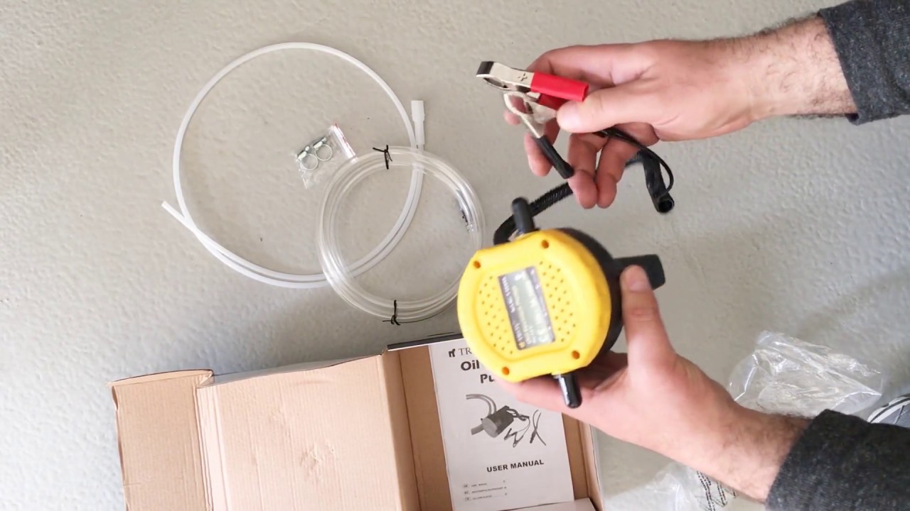 TROY 26990 Motor Yağı Vakum Pompası, 12V