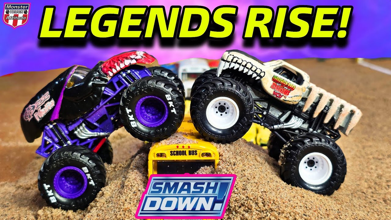 New Trucks Are Fast! Diecast Monster Truck Racing | Smashdown Ep:57