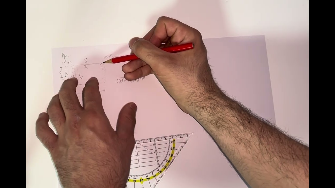 Calculation of the ohmic resistance of a hollow cylinder (Pipe) using vector analysis