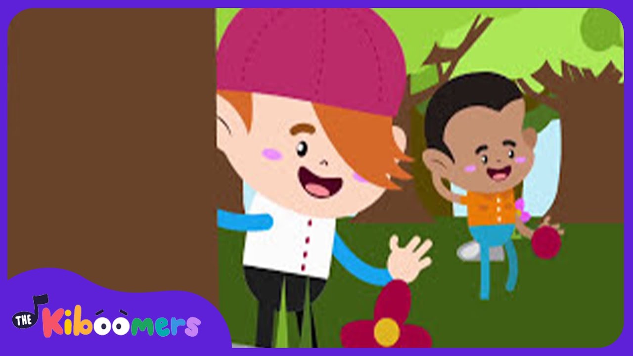 Promenons-nous dans les bois | Loup | Comptine | Chanson | Enfants | Français | French | Kiboomers