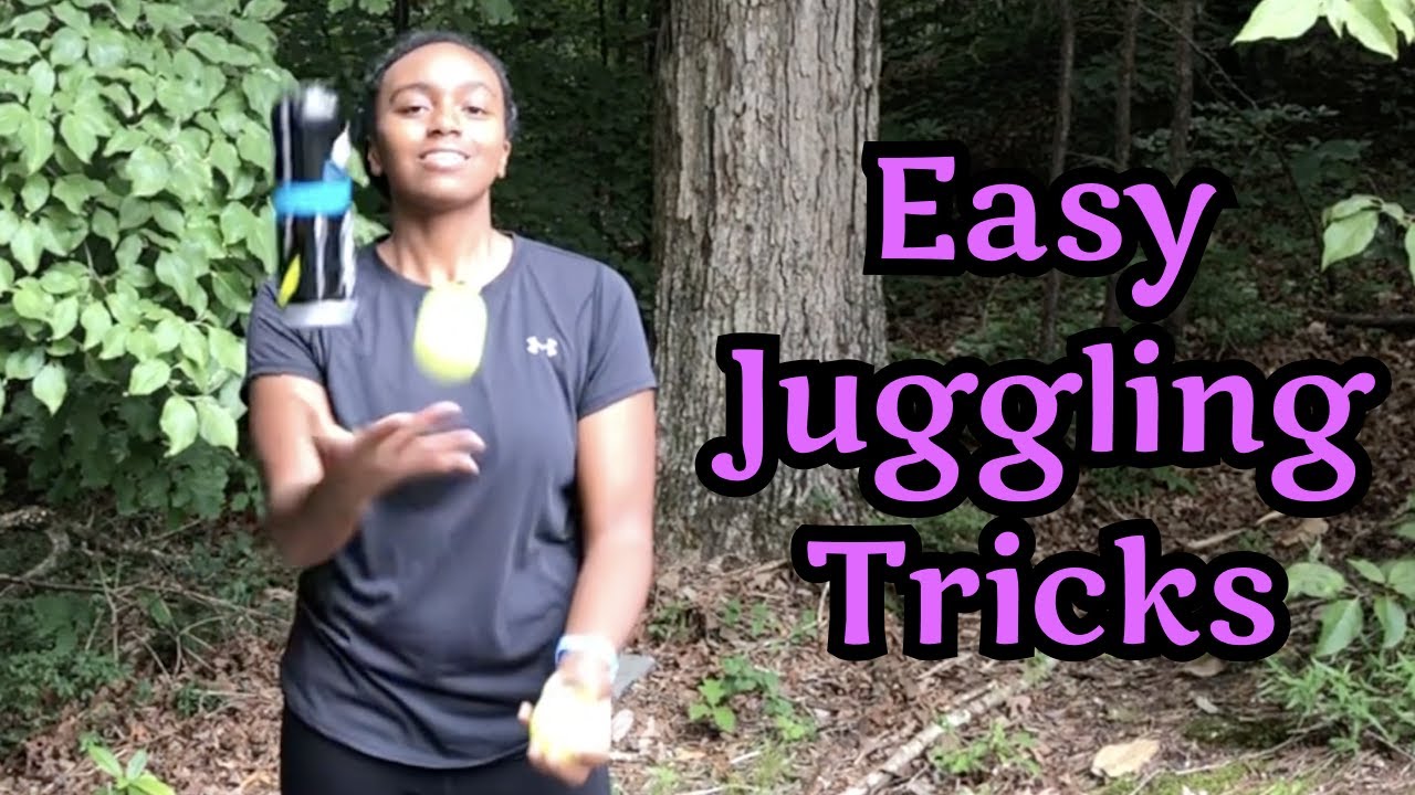 How to do EASY tennis ball and can juggling tricks | Beginner/Intermediate Tutorial