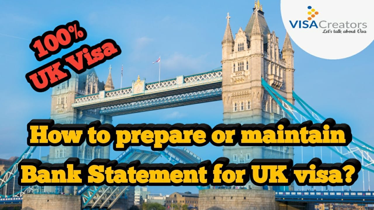 How to maintain a Bank Statement for UK Tourist or Visitor visa | 100% Guarantee of UK Tourist visa*
