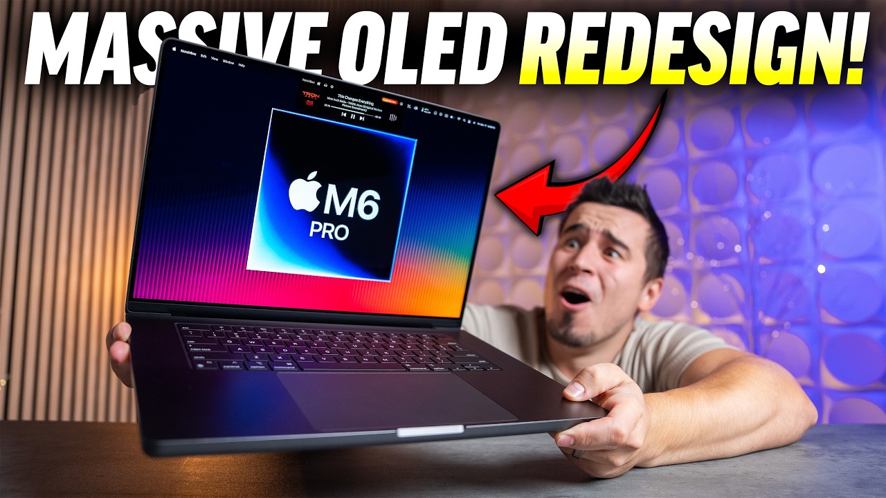 Забудьте о M5. В сеть попала информация о новом дизайне M6 MacBook Pro!