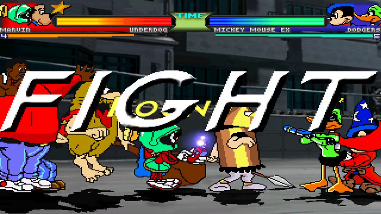 NICK54222 MUGEN: Team Marvin the Martian VS Team Duck Dodgers (Fernando Valadez)