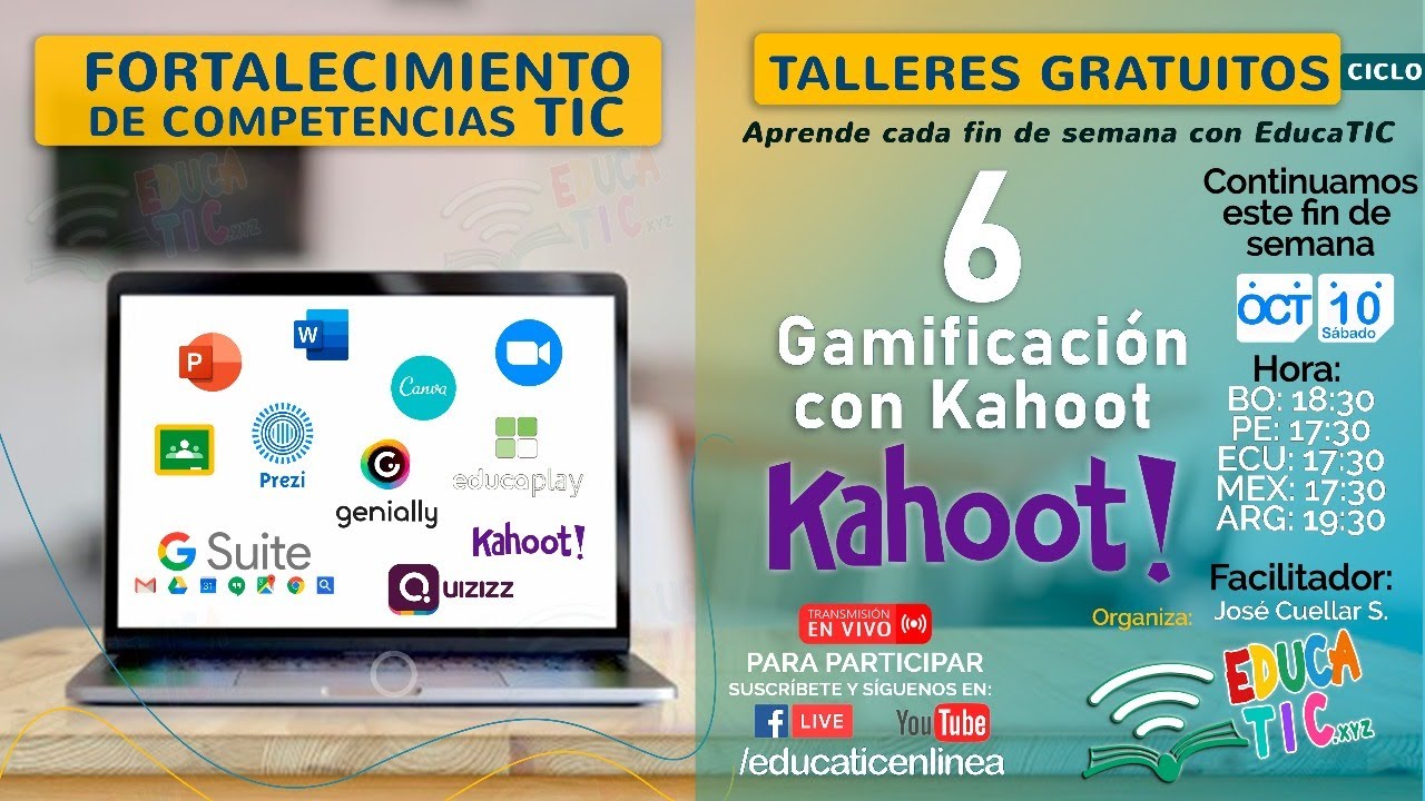 Taller 6: Actividades de Gamificación con Kahoot