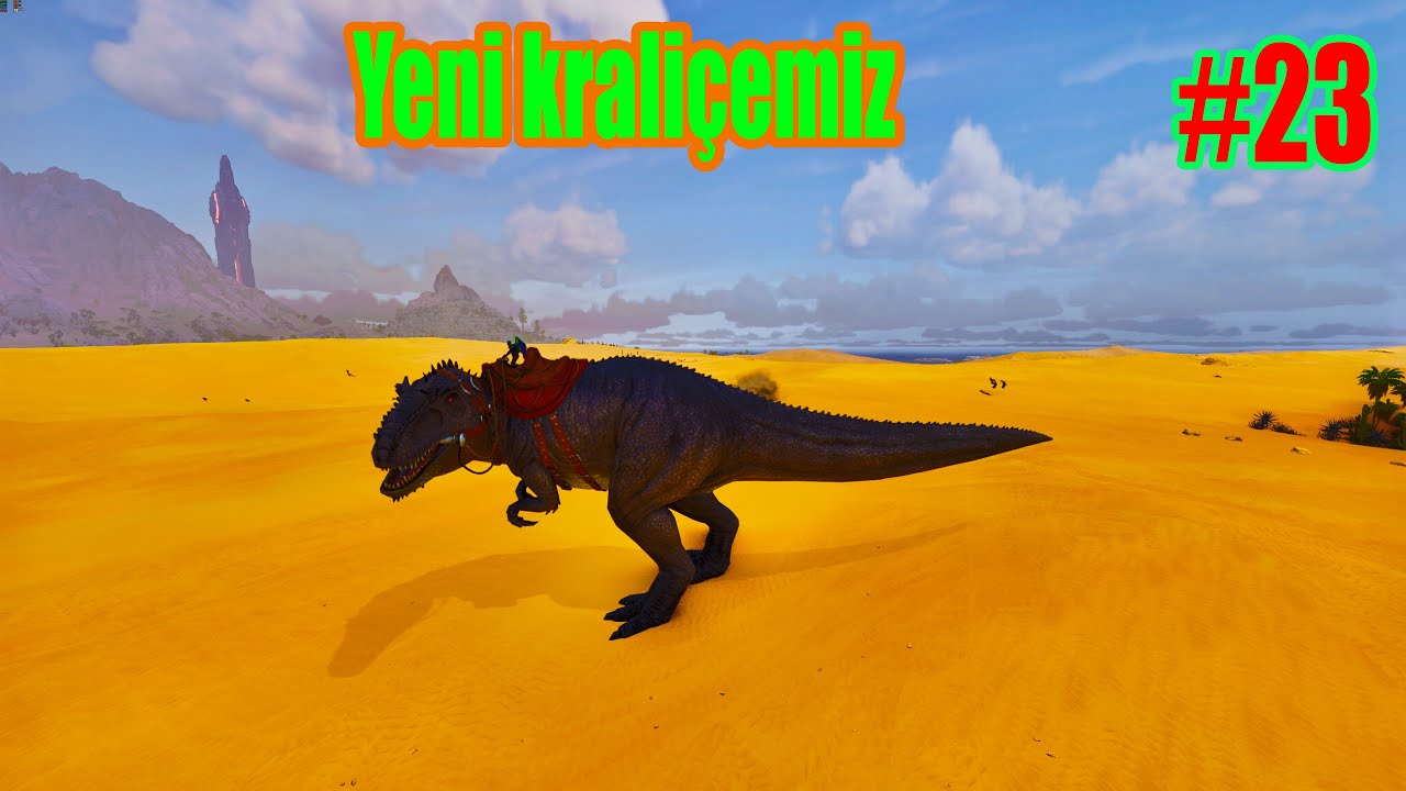 ARK Survival Ascended Ragnarok 4k hd B 23 yeni Giganotosaurus evcilleştirdik