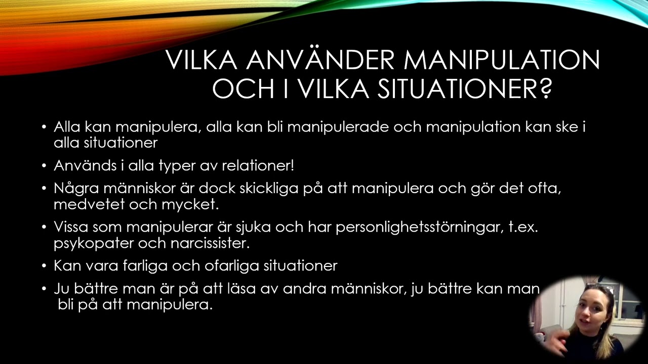 F&ouml;rst&aring; dig sj&auml;lv: avsnitt 1: manipulation (varf&ouml;r det bland annat kan vara sv&aring;rt att s&auml;ga nej)