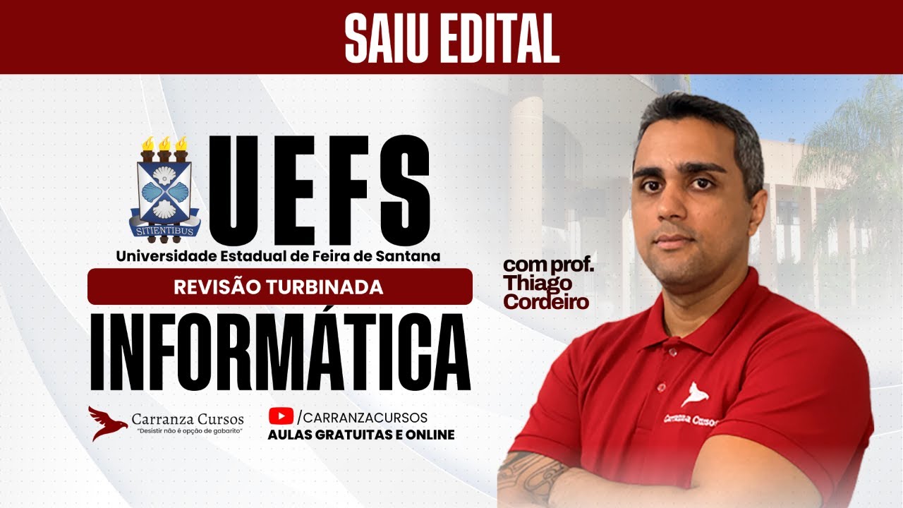 Concurso UEFS | Informática para Prova | O que mais cai