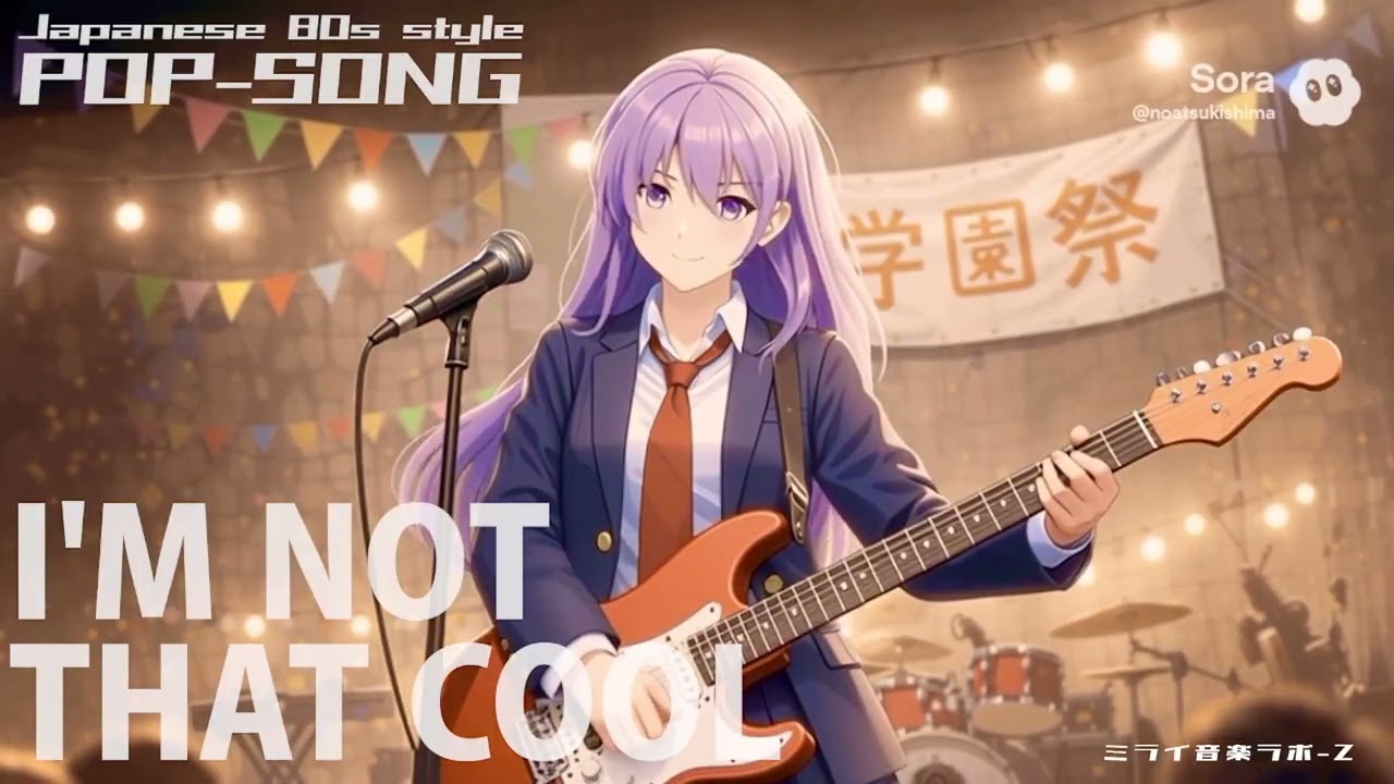 I'm not that cool｜ミライ音楽ラボ-Z×月島ノア【好きだよって言っちゃおう！】（4K Loop / 04:26）