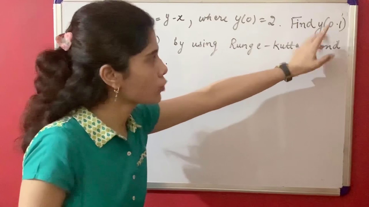 Runge-Kutta method of Second order (Numerical Analysis)