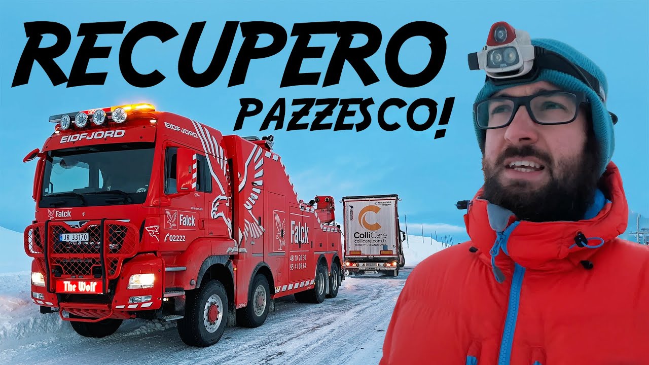 MAN 8X8 SALVA un CAMION BLOCCATO nella NEVE!