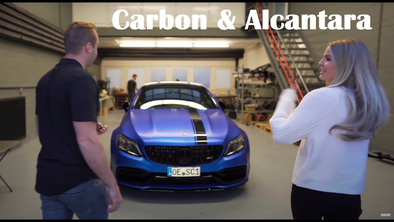 Mercedes C63 AMG jetzt mit mehr Carbon und Alcantara im Innenraum │BENDA Autosattlerei