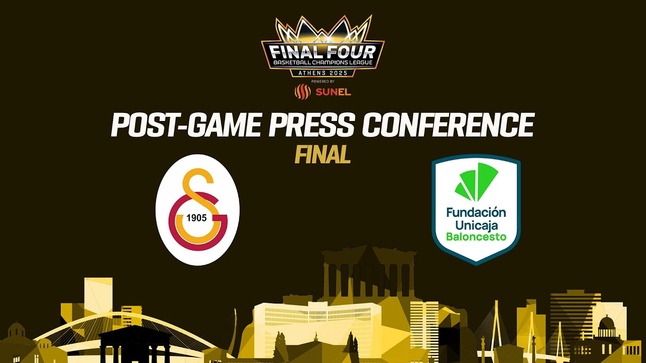 Galatasaray v Unicaja | Final Four Press Conference | #BasketballCL 2024-25