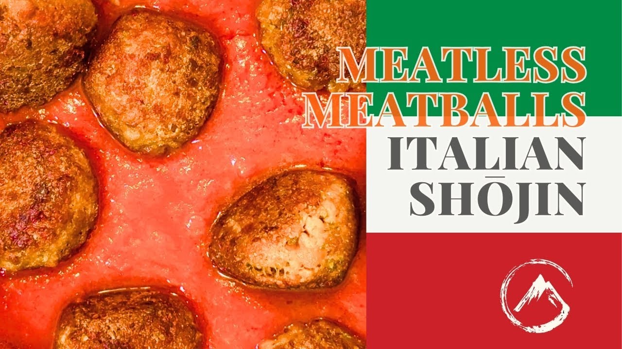Italian Shōjin: Braised Meatless Meatballs