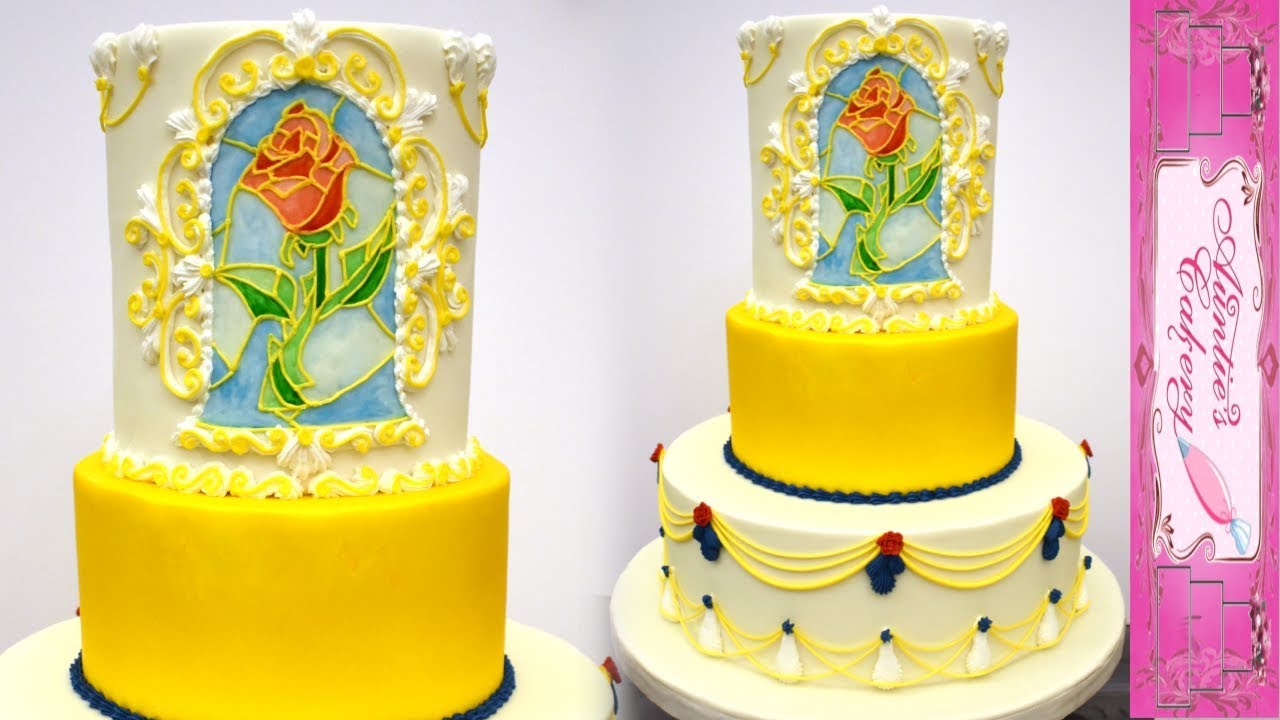 Beauty and The Beast Wedding Cake- Full Video