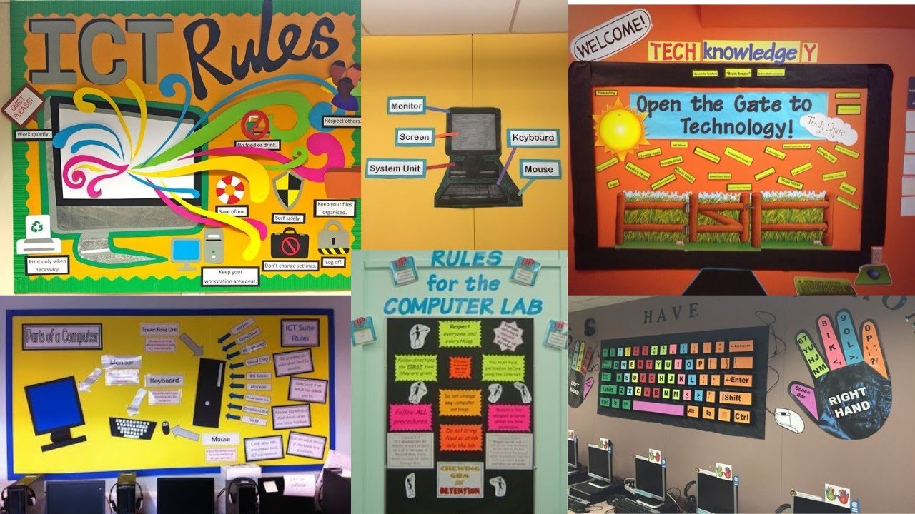 Computer Lab decoration ideas for school/Computer Lab Rules for students/Computer Lab for College