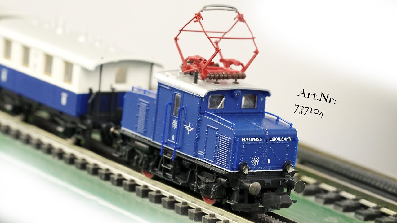 Fleischmann Zahnradlokomotive in N auf dem Testgleis