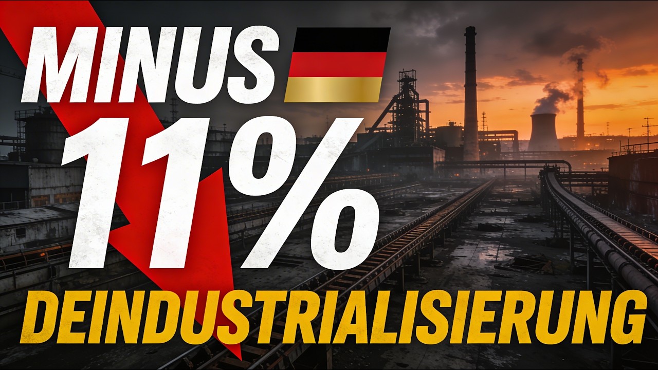 Minus 11% &mdash; Deutschland rutscht in die Deindustrialisierung
