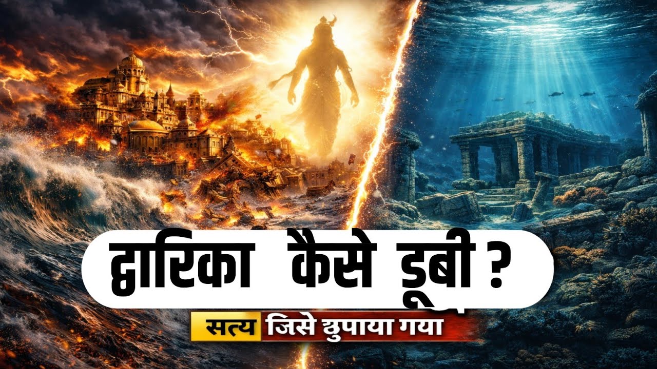 द्वारिका कैसे डूबी?😱 || वो सच जो इतिहास ने छुपाया || Dawakra Mystery Documentary 