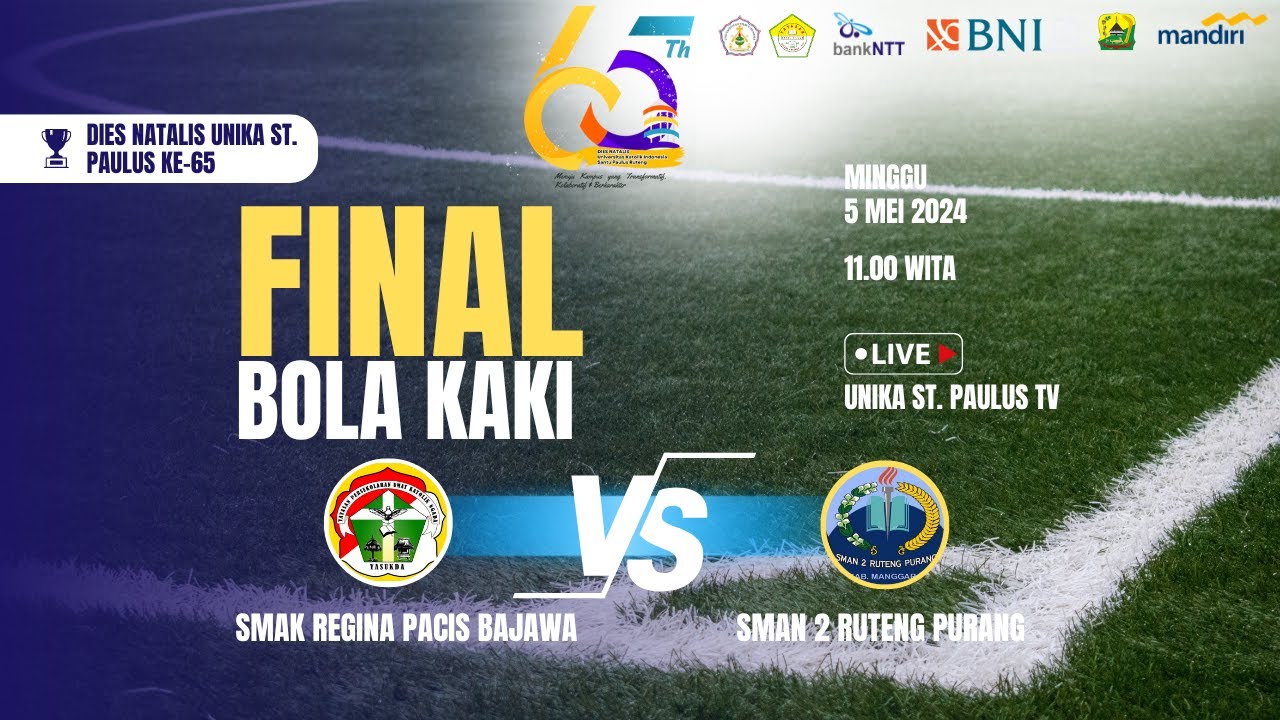 FINAL Bola Kaki SMAS Regina Pacis Bajawa VS SMAN 2 Ruteng Purang