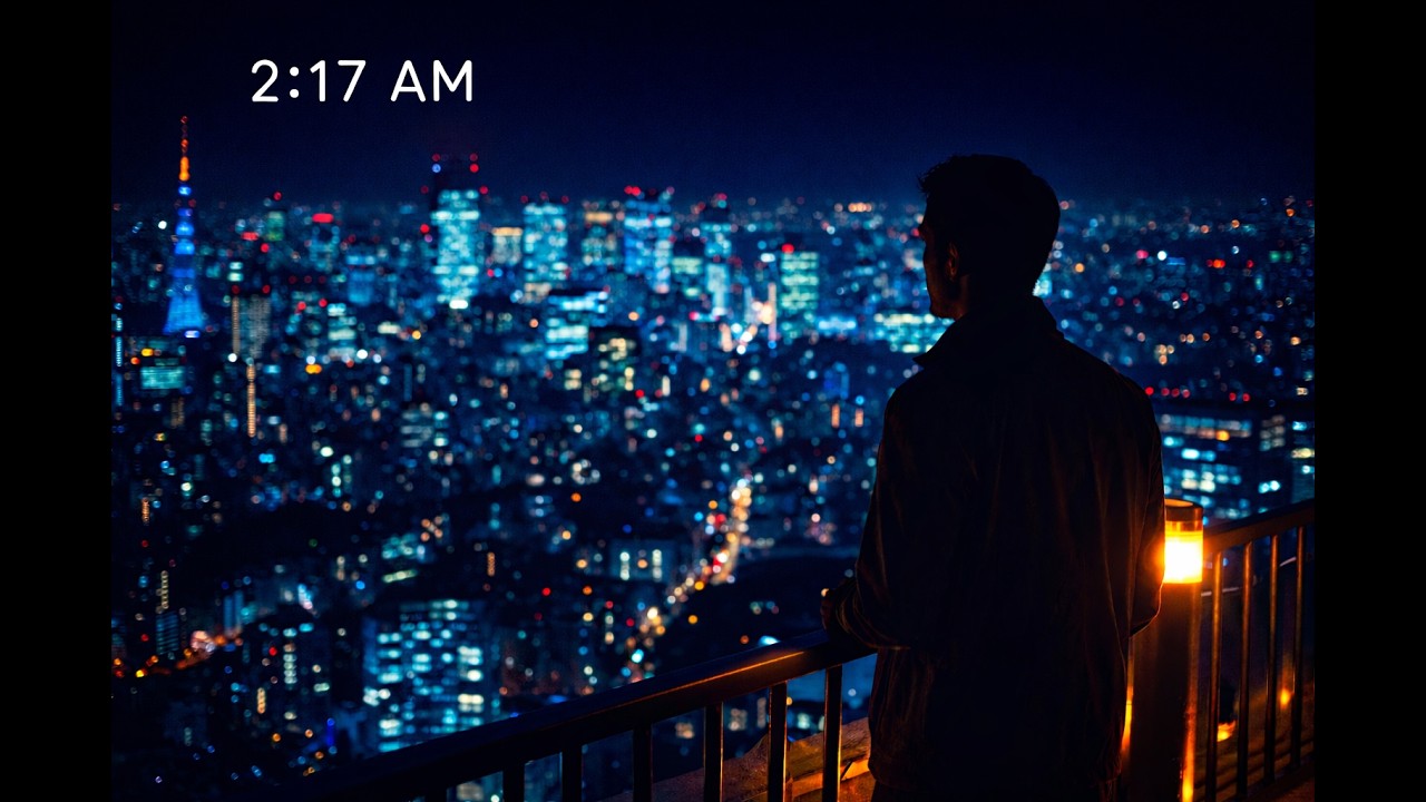 Alone Above the City 🌃 — 2:17 AM | Hypnotic Urban Ambient (1 Hour)