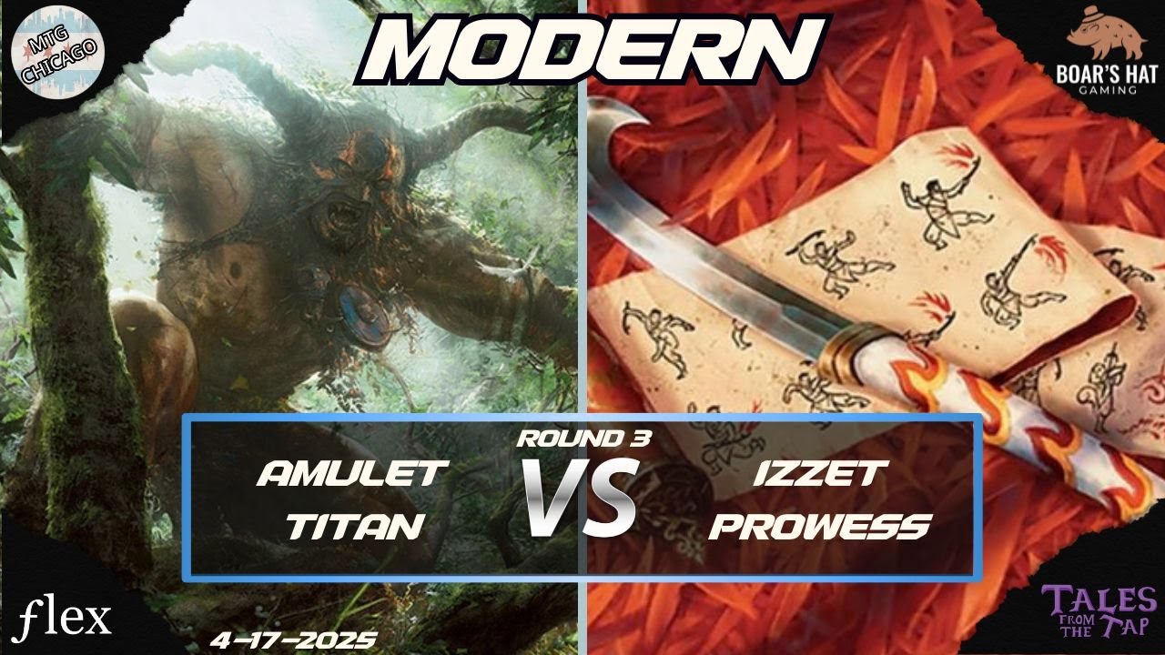 Amulet Titan VS Izzet Prowess   [MTG Modern Round 3]