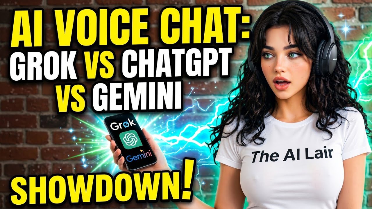 BEST AI FOR VOICE CHAT: GROK VS CHATGPT VS GEMINI