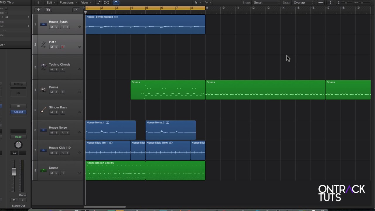 Using Logic Pro X's Importing Tracks and Data Feature